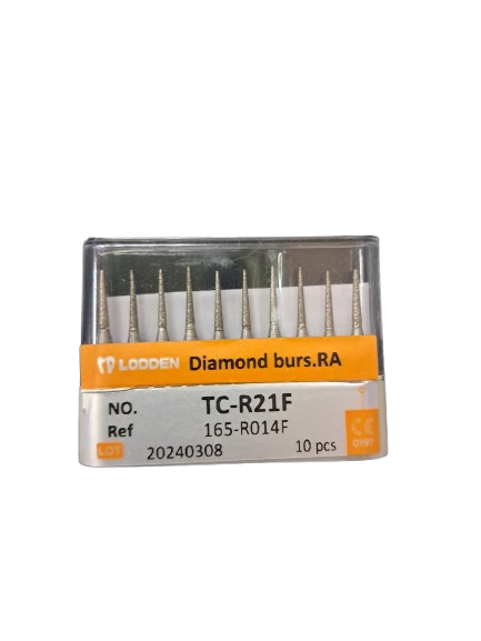 Fresas de Diamantes TC-R Und LODDEN para Micromotor