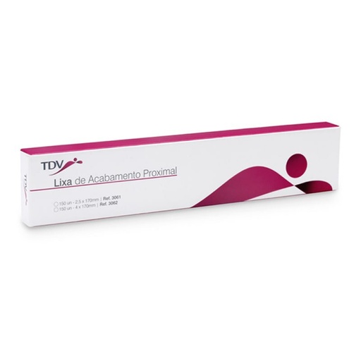 [LIJ-ACA-TDV-BASE1] Lijas de Acabamiento Proximal o Resina 4mm Caja de 100 Unds TDV