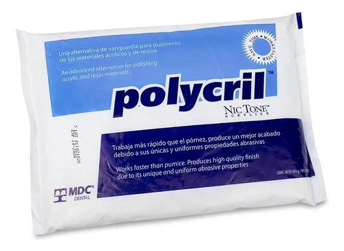 [MAT-PUL-MDC-BASE1] Material para Pulir Polycril 450gr Und MDC DENTAL