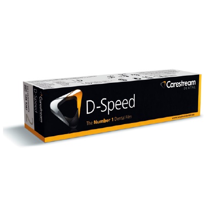 [RAD-PER-CAR-BASE1] Radiografía Periapical Adulto D-Speed Caja de 100 Unds CARESTREAM