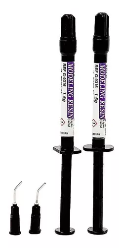 [RES-MOD-BIS-KIT1] Resina de Modelado Jeringa de 1.5gr 2 Unds BISCO
