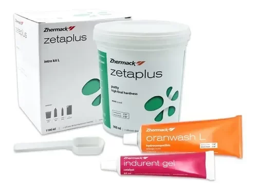 [SIL-DEN-ZHE-BASE1] Silicona Dental para Impresión ZetaPlus 1100ml Und ZHERMACK Pesada y Liviana