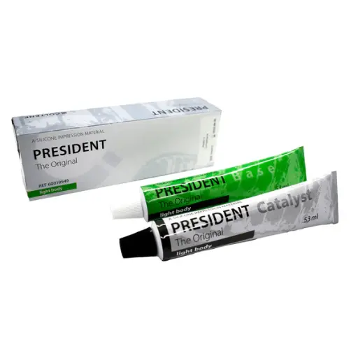 Silicona para Impresión President Tubo 53ml 2 Unds COLTENE