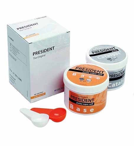 [SIL-IMP-COL-BASE3] Silicona para Impresión Pesada President Putty Soft 600ml Und COLTENE