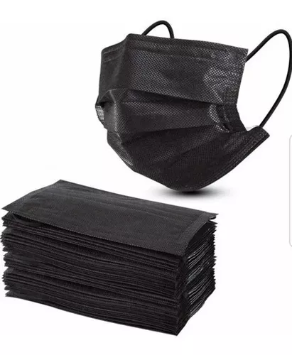[TAP-BOC-GEN-BASE2] Tapa Bocas Negro Caja x 50 Unds