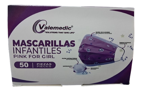 Tapa Bocas Infantil Caja x 50 Unds VALEMEDIC