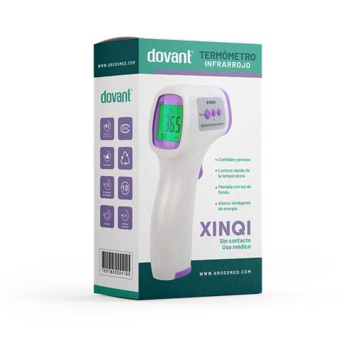[TER-MED-DOV-BASE1] Termometro Medico Digital Infrarrojo Xinqi Und DOVANT