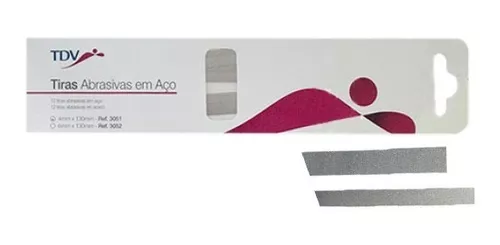 [TIR-ABR-TDV-BASE1] Tiras Abrasivas de Acero de 4mm Paq x 12 Unds TDV