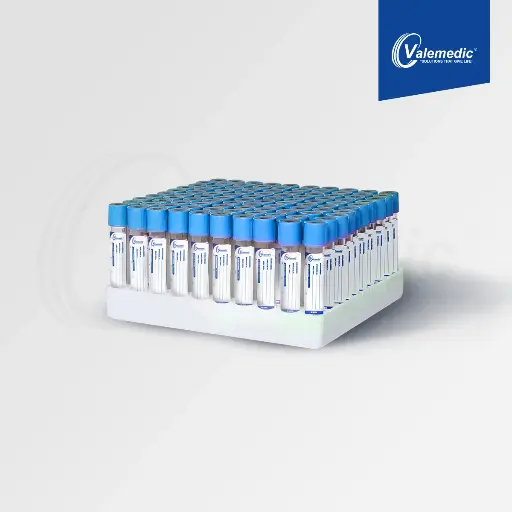 [TUB-EXT-VAL-KIT2] Tubo de Extraccion Sanguinea de Plastico Resistente Caja x 100 unds VALEMEDIC