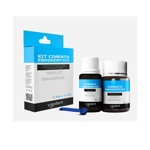 [KIT-CEM-VIG-BASE1] Kit de Cemento Endodóntico 10ml y 12gr  Und VIGODENT para Cementación de Canales Radiculares